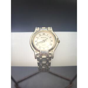 Vintage Bradley Ladies quartz writstwatch (WORKS) Silver -tone bracelet